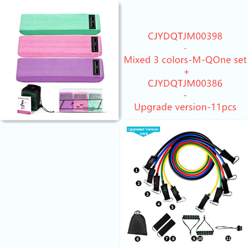 Universal Resistance Band Set, Elastic Cloth Material