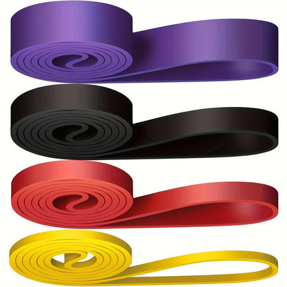 4pc Universal Resistance Band Set, Elastic 